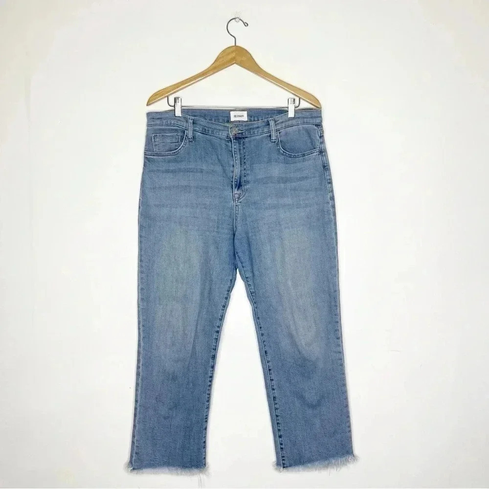 Hudson Jeans Denim Noa Straight Crop Denim Jeans Size 31